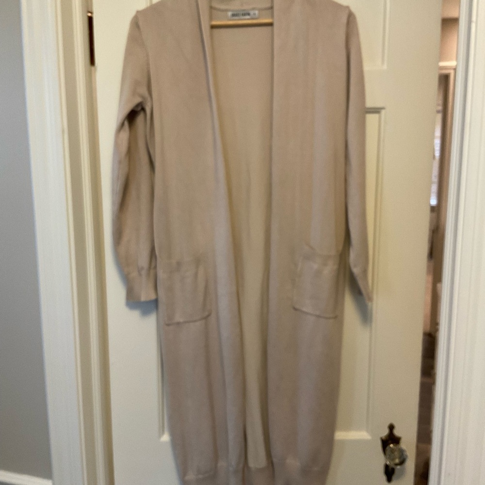 Long cardigan/duster sweater